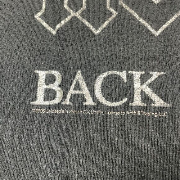 Vintage Shirt Mens Medium Large Black AC/DC Back on Black Music 2005 Rock Band - Picture 3 of 10